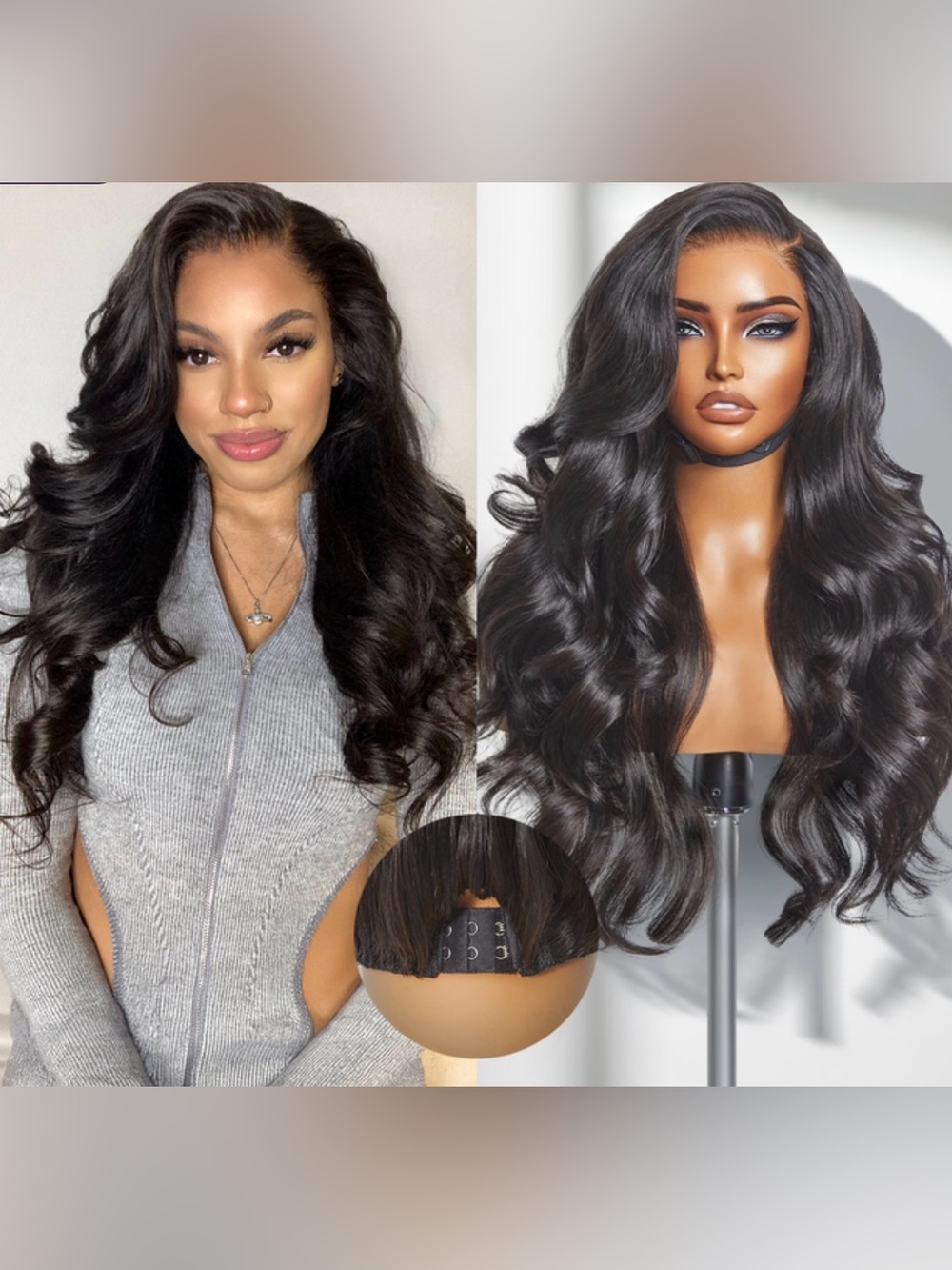 Luvme All-Day Comfort Wig - 22” 180 Density -Natural Black NEW (Never Worn)🔥